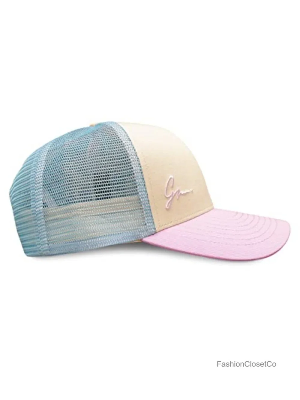 Women's Trucker Hat Snapback Baseball Cap Curved Bill Cotton Polyester